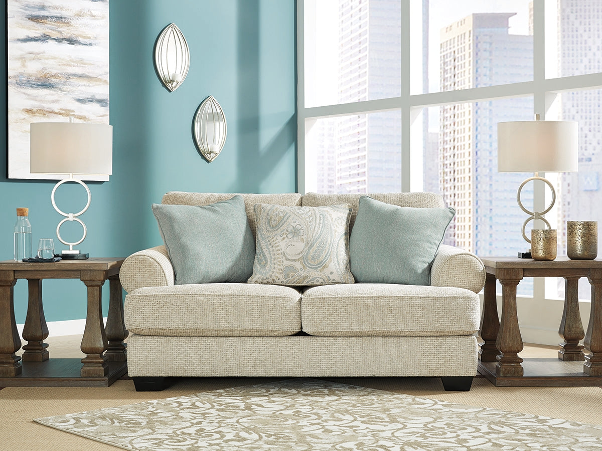 Myers Furniture Outlet - Ashley Furniture - Monaghan Living Room - Loveseat / Sandstone - 9620535