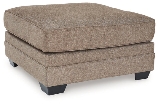 Myers Furniture Outlet - Ashley Furniture - Cannonbrook Living Room - Oversized Accent Ottoman / Nutmeg - 9820108