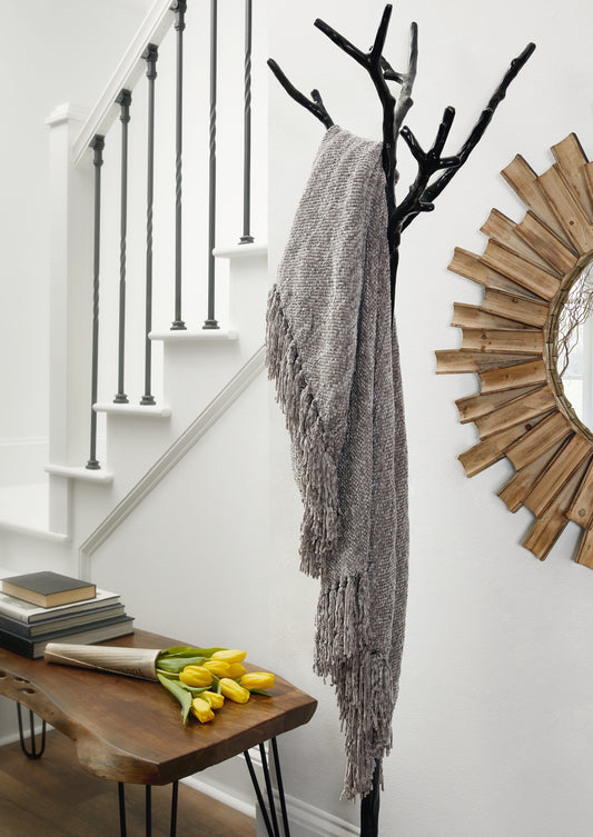 Myers Furniture Outlet - Ashley Furniture - Tamish Throw (Set of 3) - Throw (3/CS) / Gray - A1001026