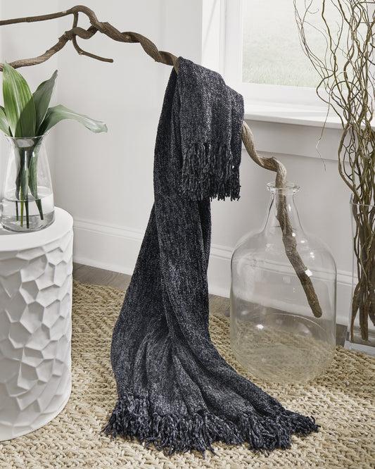 Myers Furniture Outlet - Ashley Furniture - Tamish Throw (Set of 3) - Throw (3/CS) / Black - A1001027