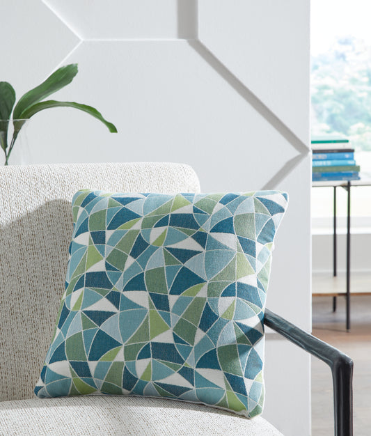 Myers Furniture Outlet - Ashley Furniture - Seanow Next-Gen Nuvella Pillows - Pillow (4/CS) / Green/Turquoise/White - A1900005