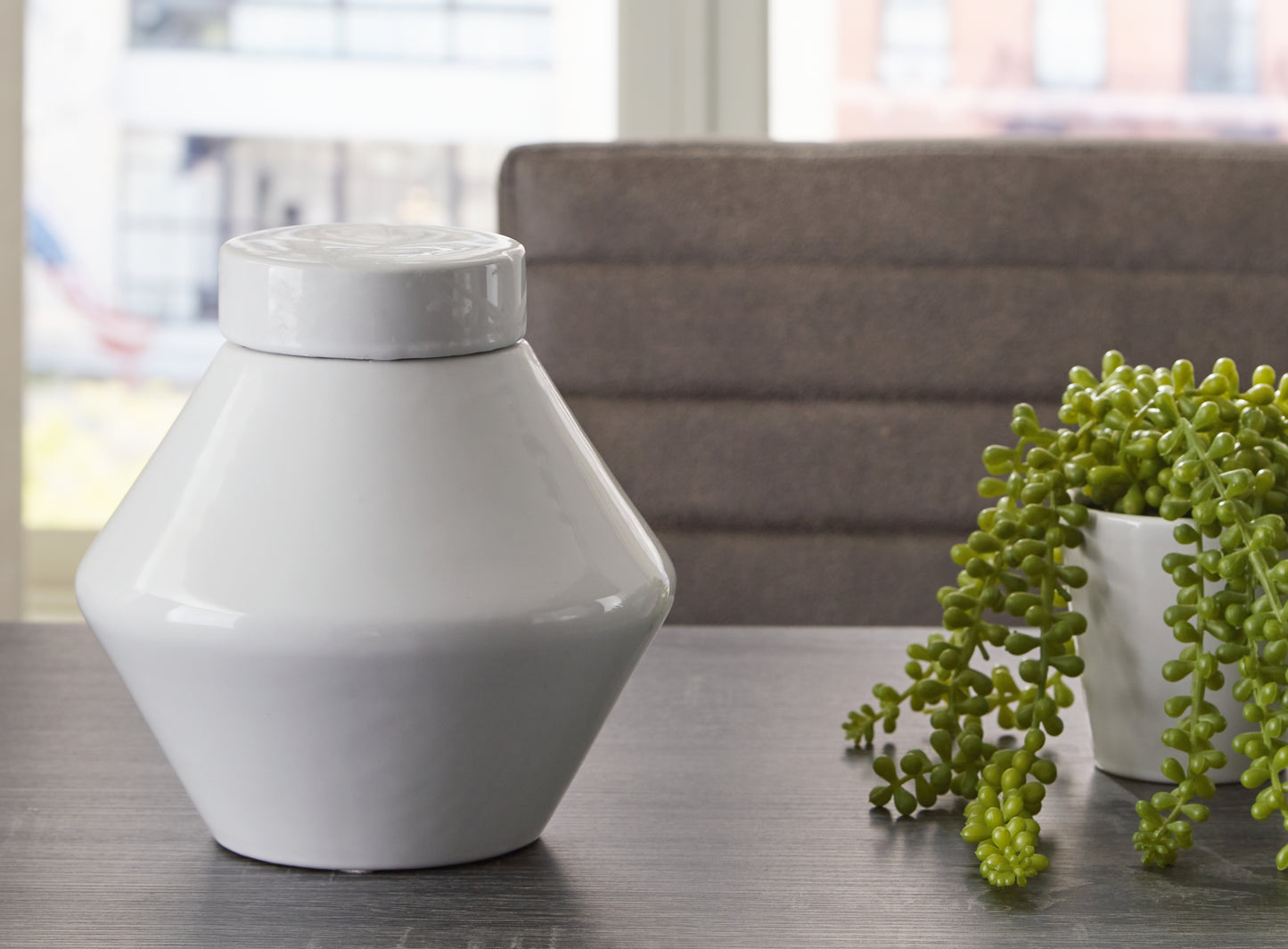 Myers Furniture Outlet - Ashley Furniture - Domina Jar (Set of 2) - Jar (2/CS) / White - A2000485