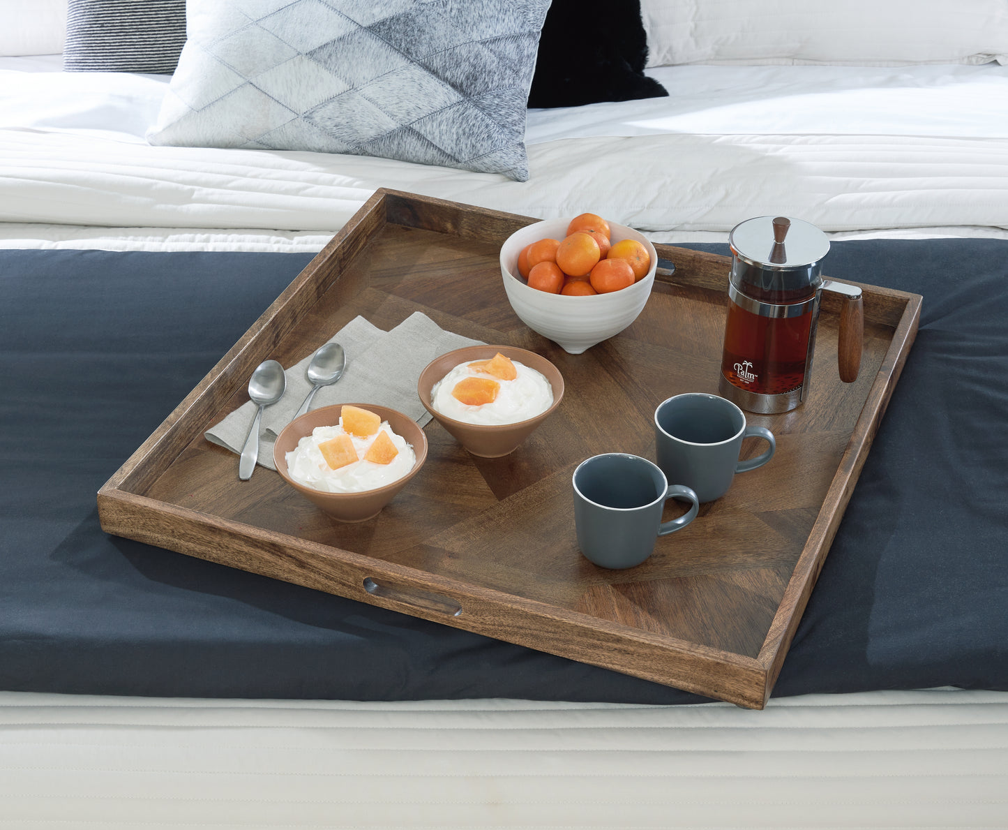 Myers Furniture Outlet - Ashley Furniture - Heddford Tray - Tray / Brown - A2000722