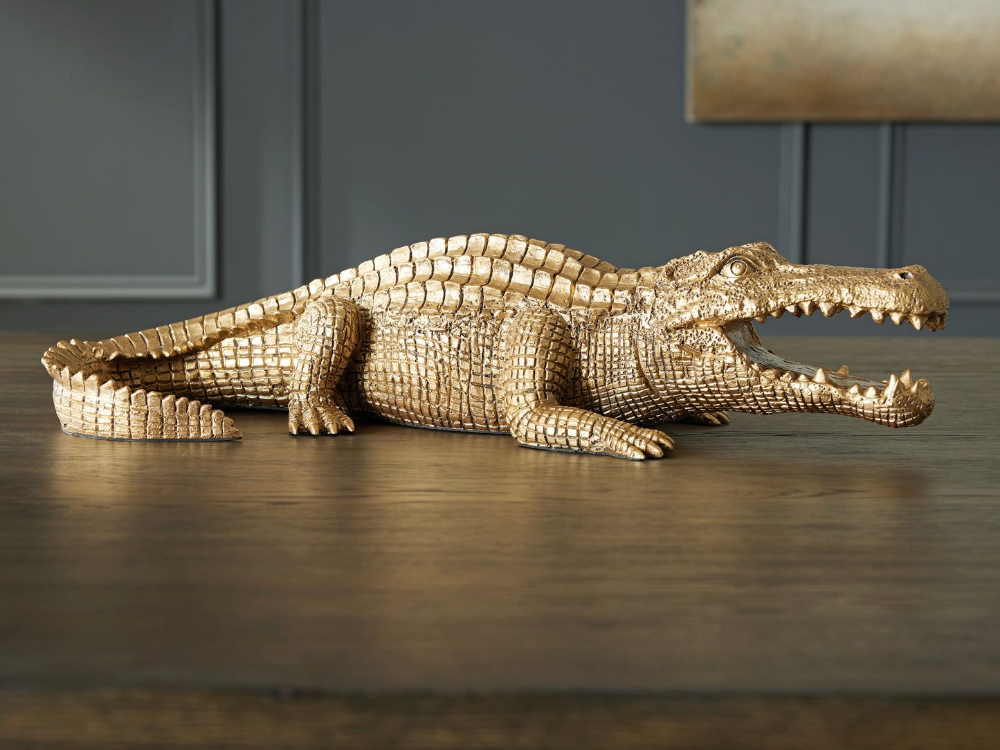 Myers Furniture Outlet - Ashley Furniture - Lauretman Sculpture - Sculpture / Antique Gold Finish - A2000765