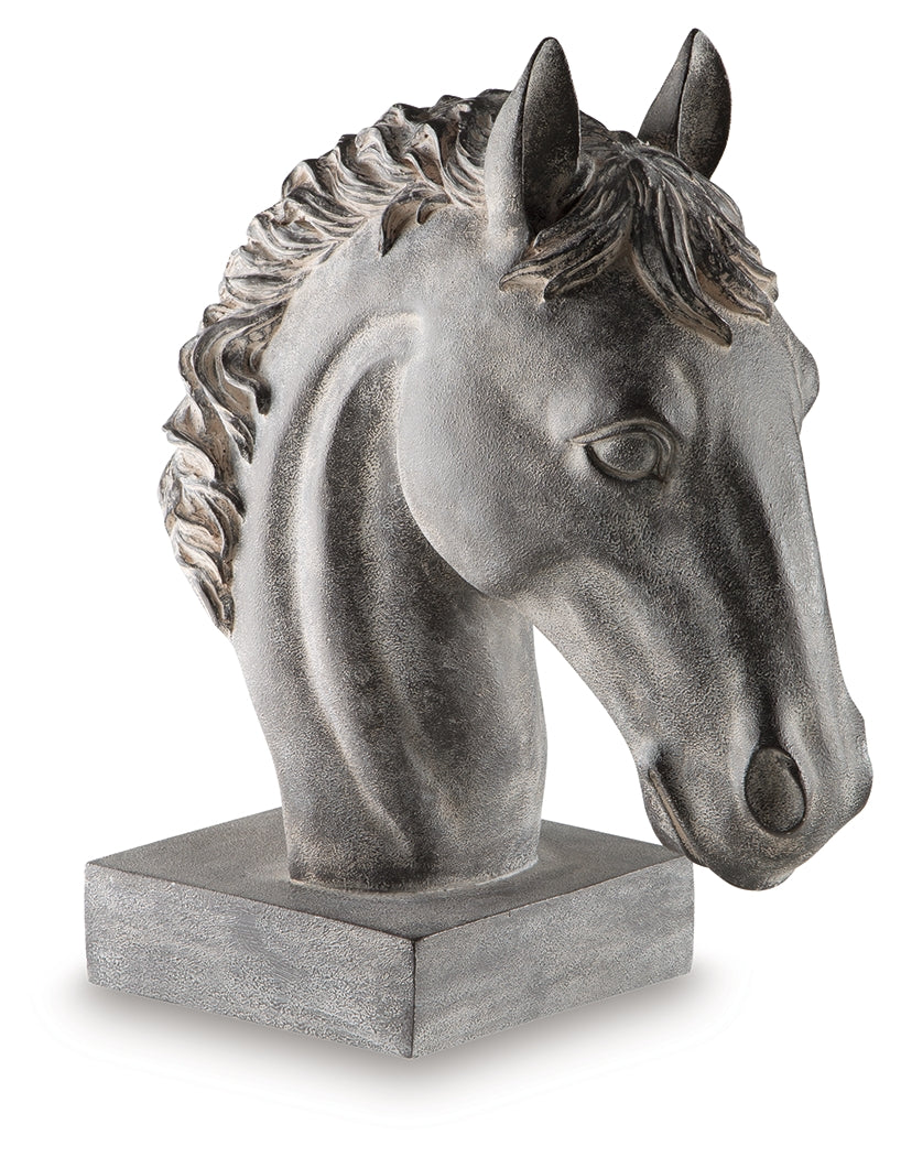 Myers Furniture Outlet - Ashley Furniture - Carnlow Sculpture - Sculpture / Antique Black - A2000772