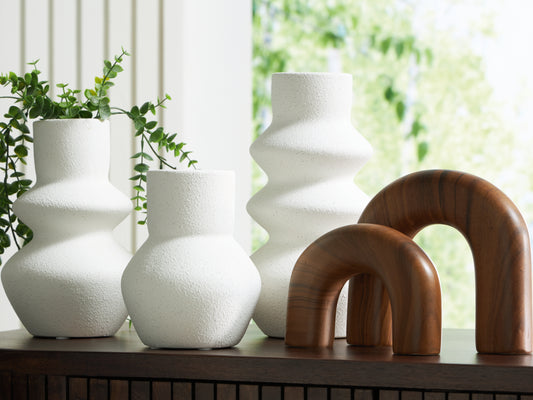 Myers Furniture Outlet - Ashley Furniture - Carterworth Accessory Set (Set of 5) - Accessory Set (5/CN) / White/Brown - A2C00210