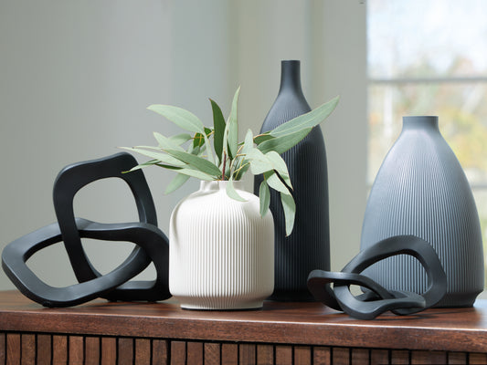 Myers Furniture Outlet - Ashley Furniture - Leithick Accessory Set (Set of 5) - Accessory Set (5/CN) / Black/Tan/Gray - A2C00211