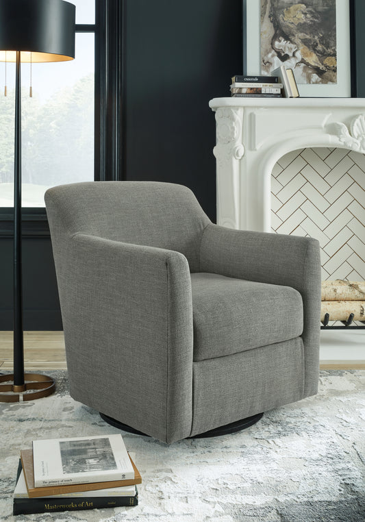 Myers Furniture Outlet - Ashley Furniture - Bradney Swivel Accent Chair - Swivel Accent Chair / Fossil - A3000324
