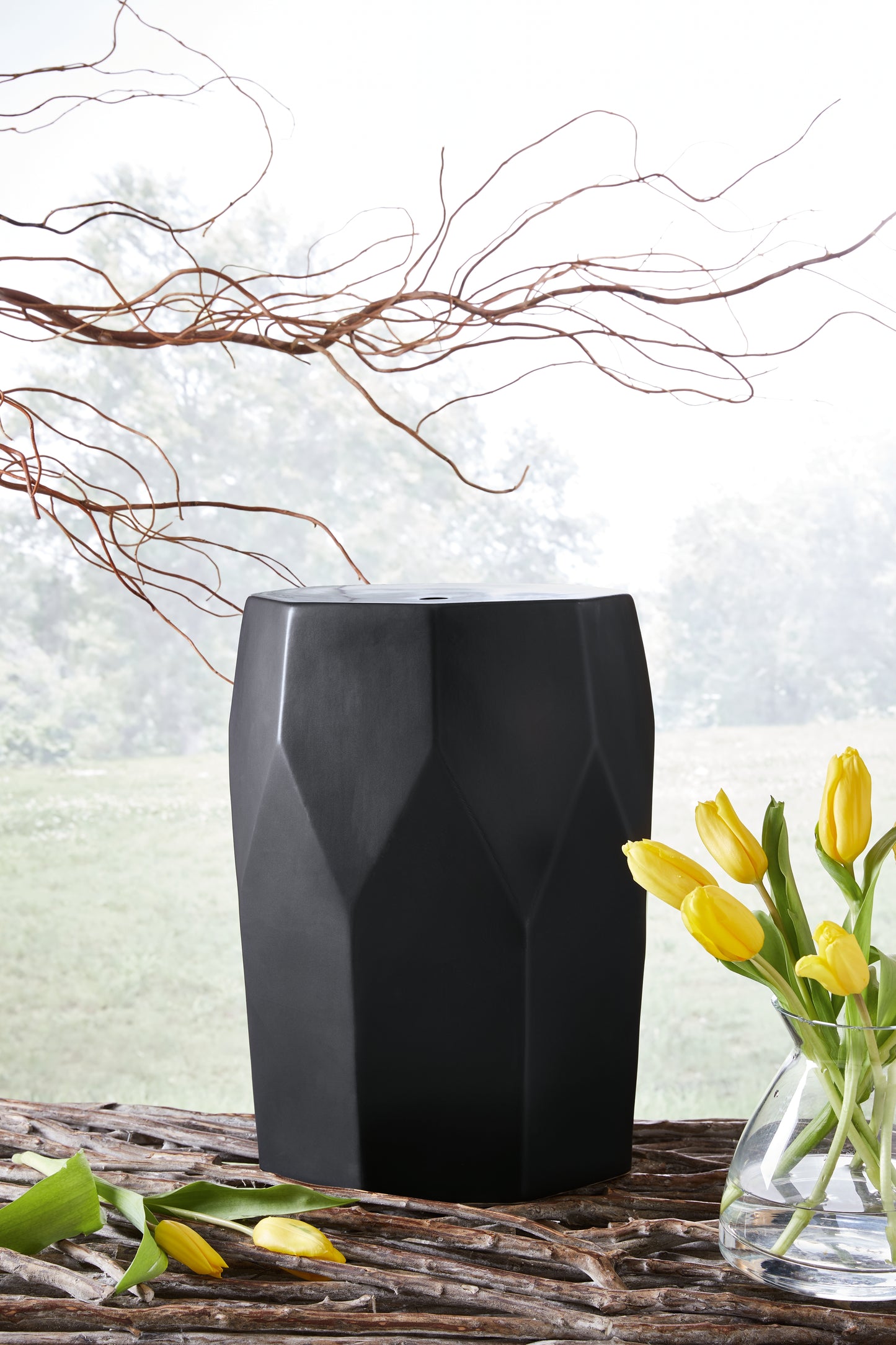 Myers Furniture Outlet - Ashley Furniture - Rhysworth Stool - Stool / Black - A3000632