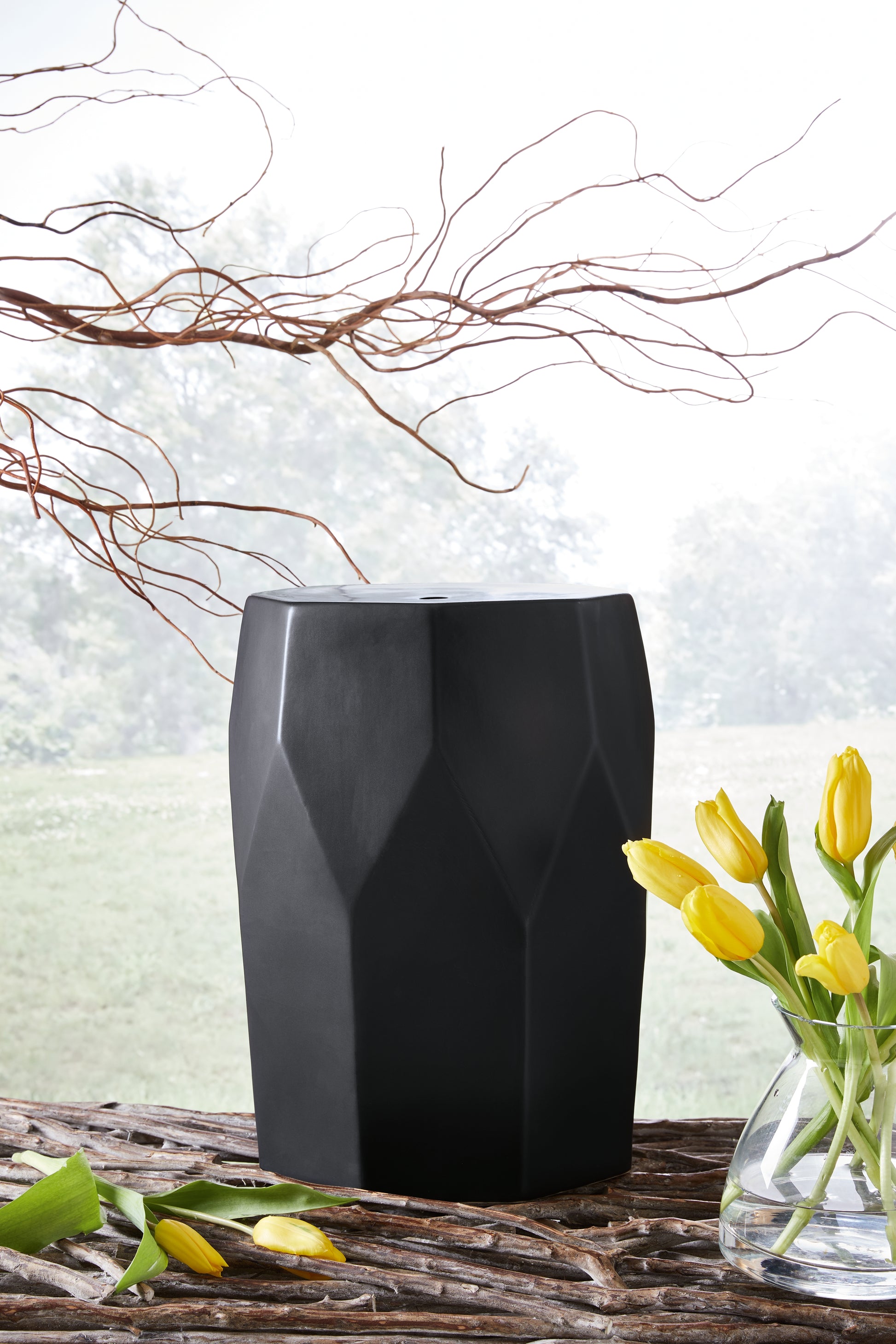 Myers Furniture Outlet - Ashley Furniture - Rhysworth Stool - Stool / Black - A3000632