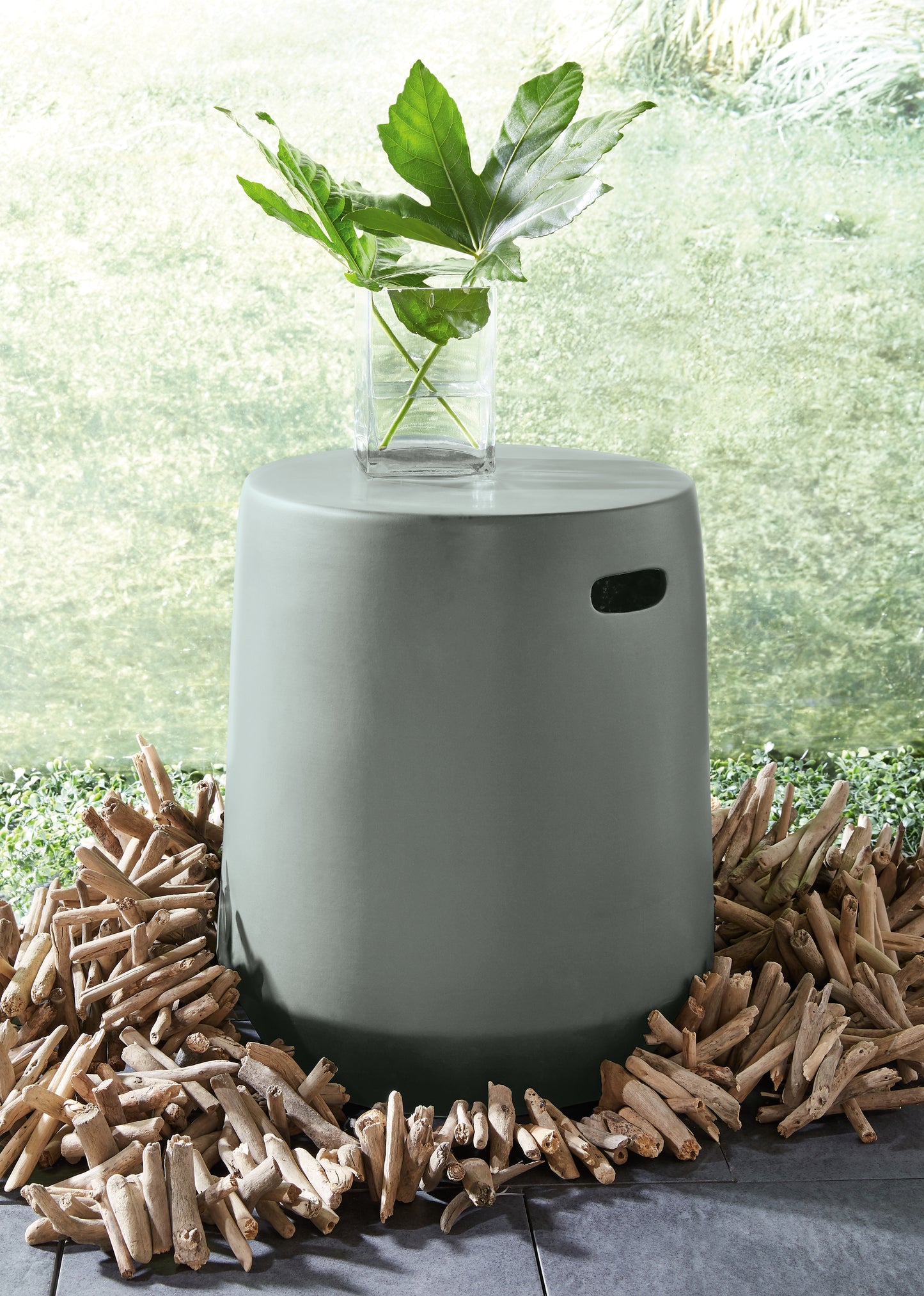 Myers Furniture Outlet - Ashley Furniture - Kalmunds Stool - Stool / Gray - A3000634