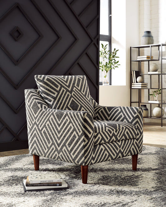 Myers Furniture Outlet - Ashley Furniture - Morrilton Next-Gen Nuvella Accent Chair - Accent Chair / Natural/Charcoal - A3000641