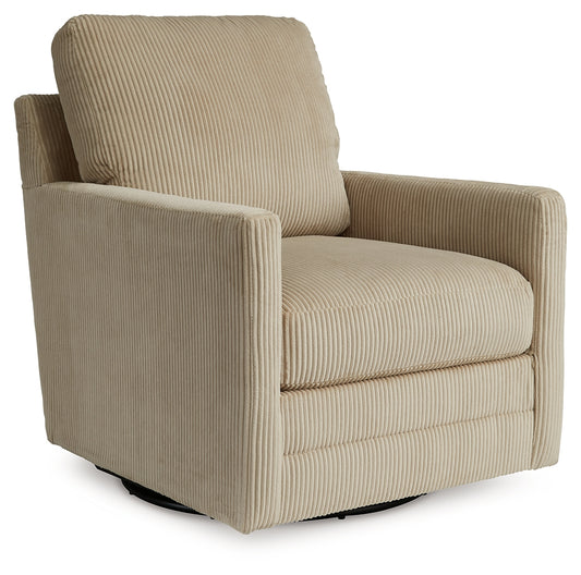 Myers Furniture Outlet - Ashley Furniture - Icaman Swivel Accent Chair - Swivel Accent Chair / Onyx - A3000726