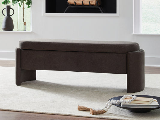 Myers Furniture Outlet - Ashley Furniture - Vavuniya Storage Bench - Storage Bench / Brown / 56"W x 19"D x 19"H - A3000750