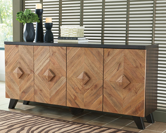 Myers Furniture Outlet - Ashley Furniture - Robin Ridge Accent Cabinet - Accent Cabinet / Two-tone Brown - A4000031