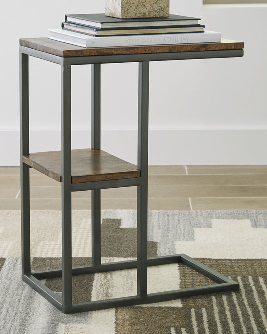 Myers Furniture Outlet - Ashley Furniture - Forestmin Accent Table - Accent Table / Natural/Black - A4000049