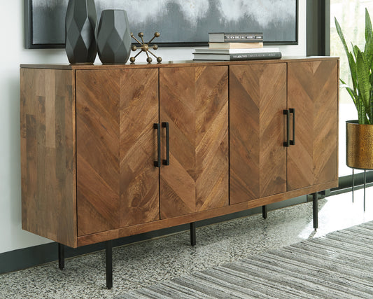 Myers Furniture Outlet - Ashley Furniture - Prattville Accent Cabinet - Accent Cabinet / Brown - A4000308