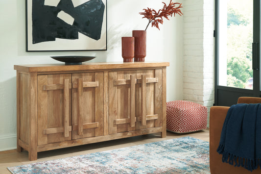 Myers Furniture Outlet - Ashley Furniture - Dresor Accent Cabinet - Accent Cabinet / Natural - A4000578