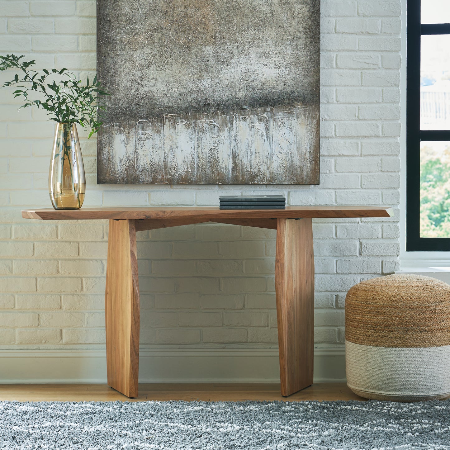 Myers Furniture Outlet - Ashley Furniture - Holward Console Sofa Table - Console Sofa Table / Natural - A4000592