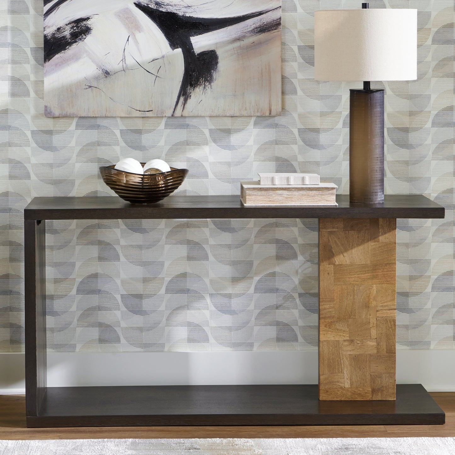 Myers Furniture Outlet - Ashley Furniture - Camlett Console Sofa Table - Console Sofa Table / Brown - A4000594