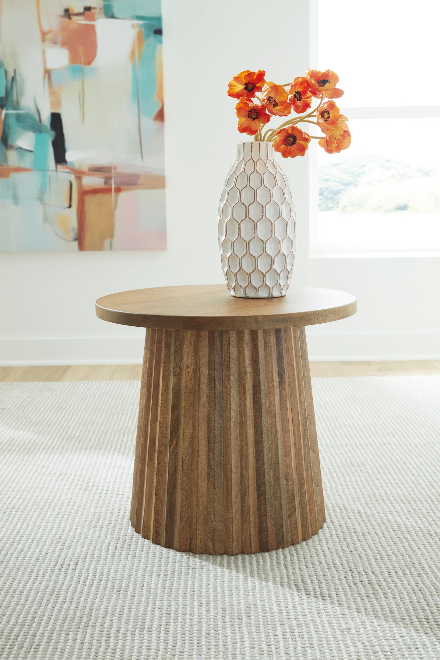 Myers Furniture Outlet - Ashley Furniture - Ceilby Accent Table - Accent Table / Natural - A4000602