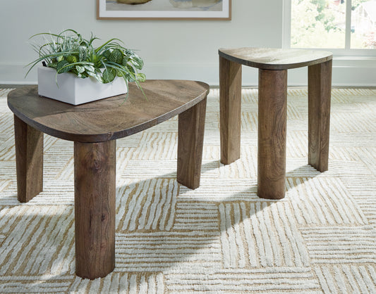 Myers Furniture Outlet - Ashley Furniture - Reidport Accent Coffee Table (Set of 2) - Accent Cocktail TBL Set (Set of 2) / Grayish Brown - A4000604