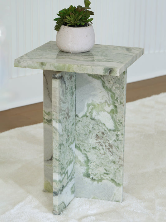 Myers Furniture Outlet - Ashley Furniture - Deaconwell Accent Table - Accent Table / White/Green - A4000648