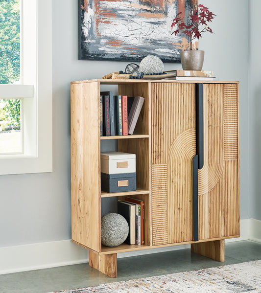 Myers Furniture Outlet - Ashley Furniture - Kierwell Accent Cabinet - Accent Cabinet / Natural - A4000653