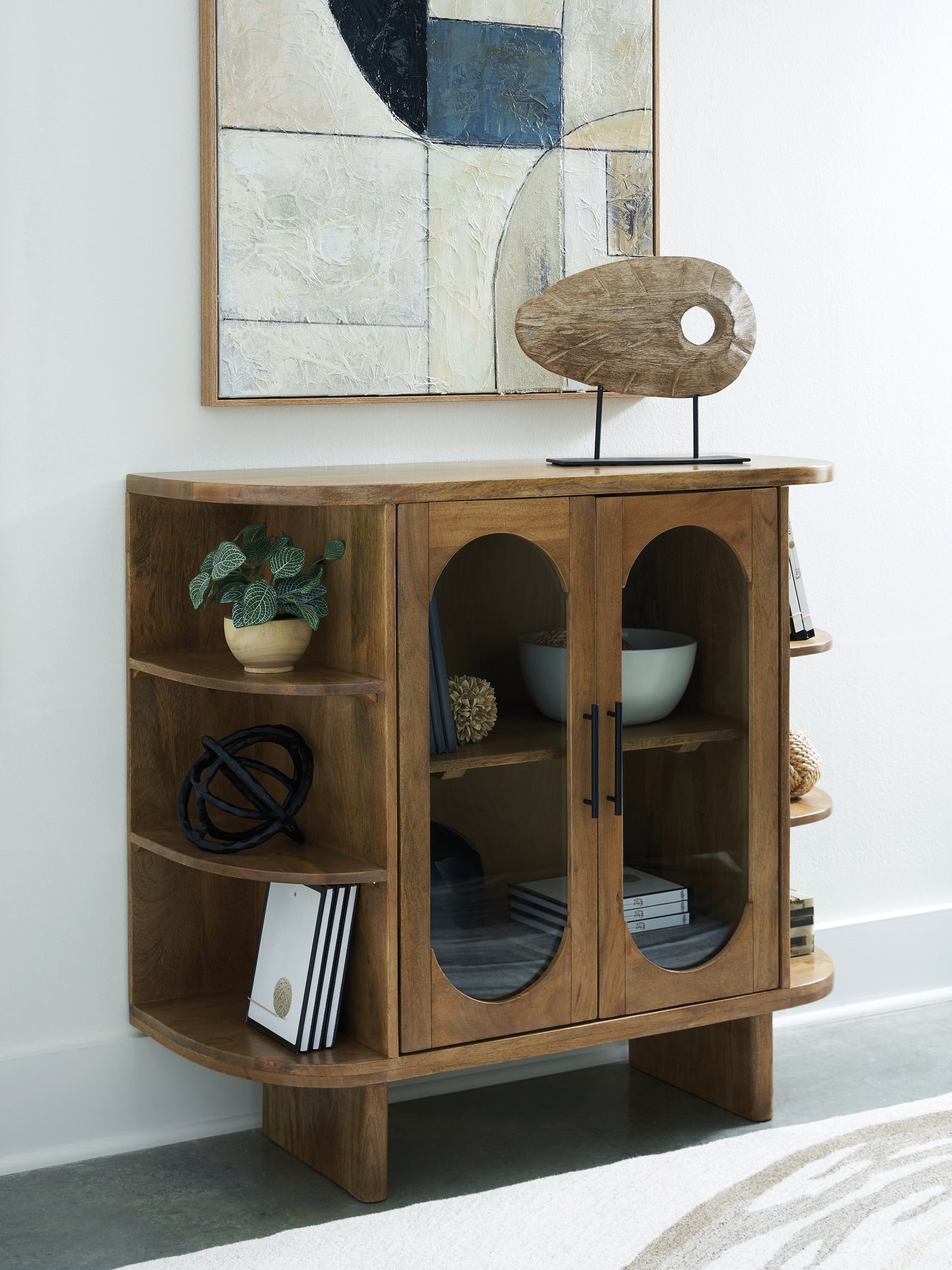 Myers Furniture Outlet - Ashley Furniture - Niall Accent Cabinet - Accent Cabinet / Light Brown - A4000707