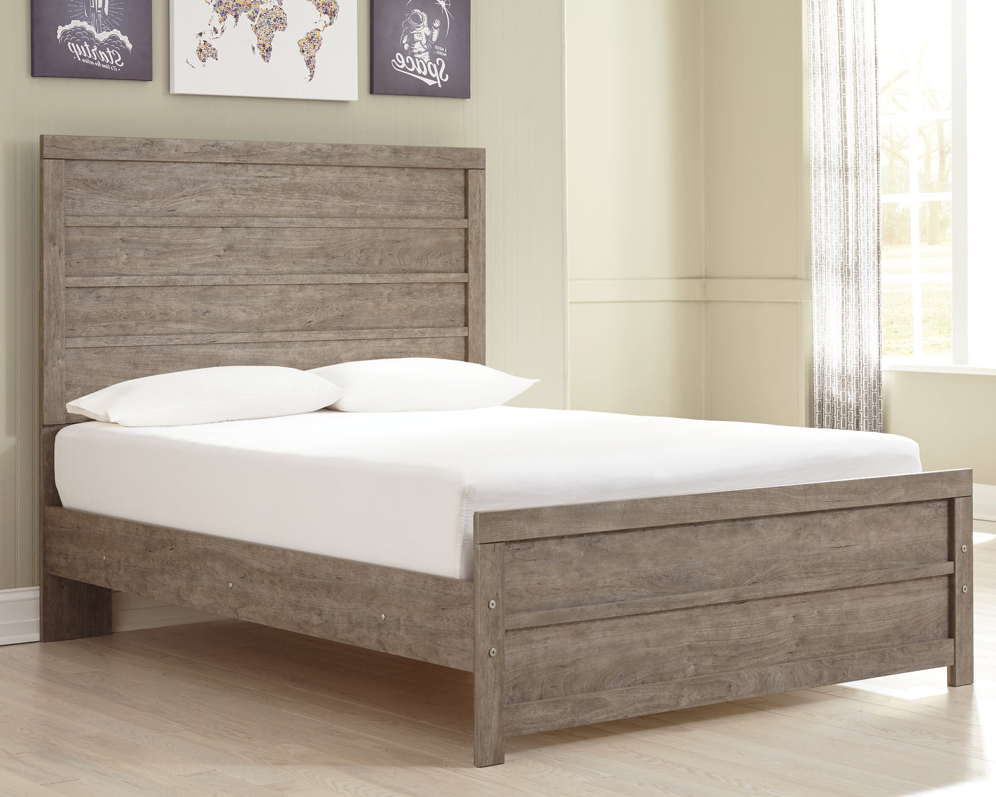 Myers Furniture Outlet - Ashley Furniture - Culverbach Bedroom - Full Panel Bed / Gray - B070B3