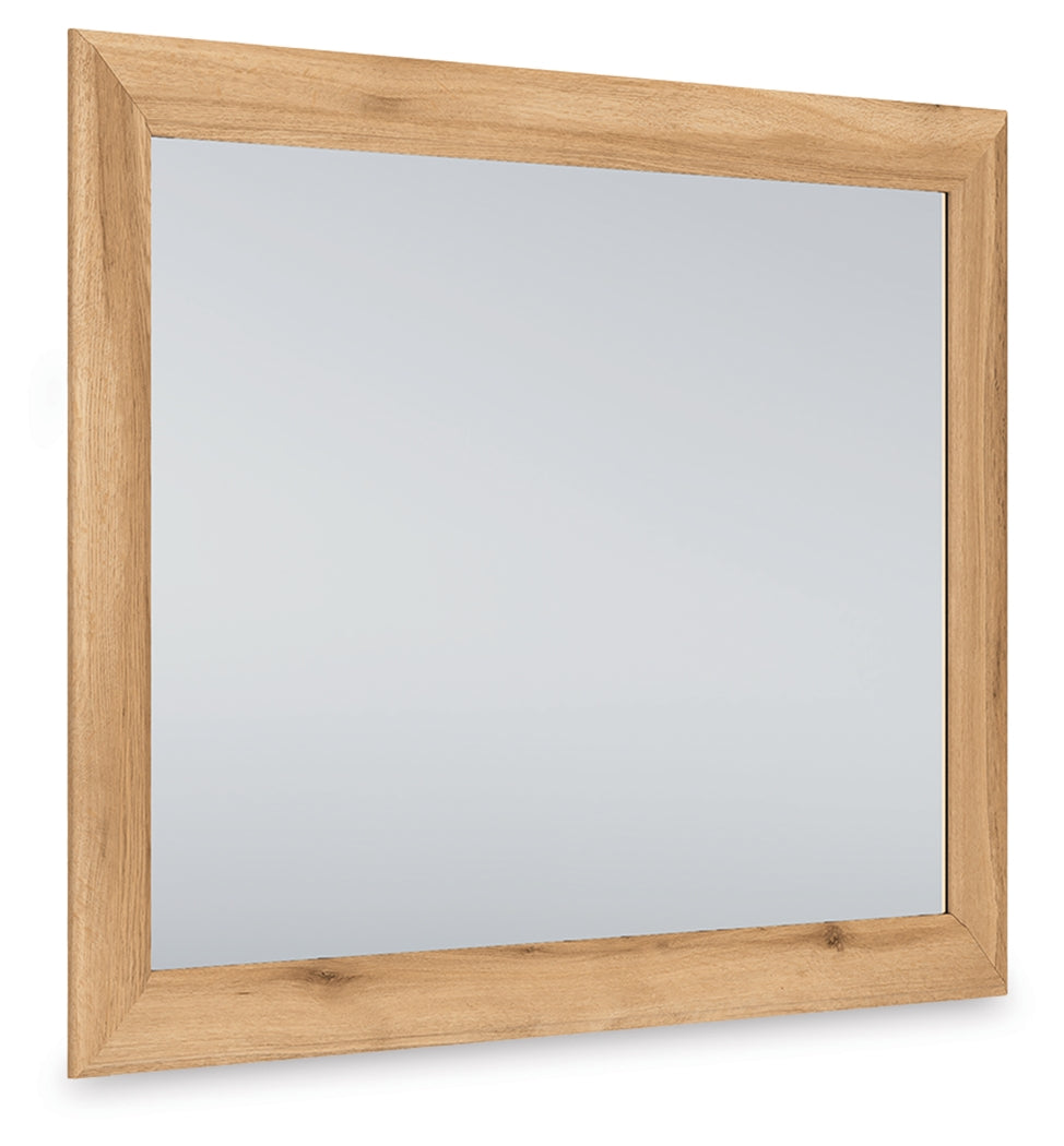 Myers Furniture Outlet - Ashley Furniture - Aleaport Bedroom - Bedroom Mirror / Warm Brown - PCB1075-36