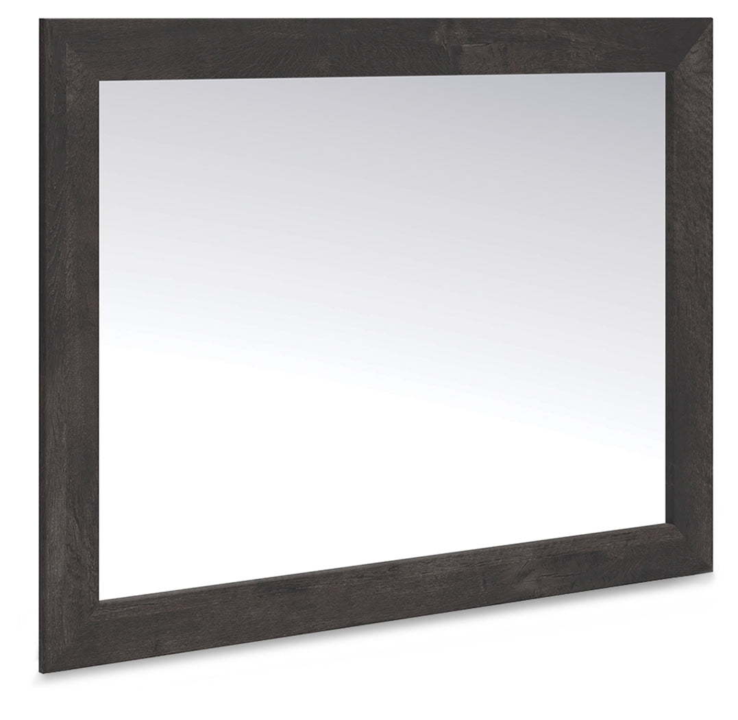Myers Furniture Outlet - Ashley Furniture - Hollivern Bedroom - Bedroom Mirror / Dark Gray - PCB2108-36