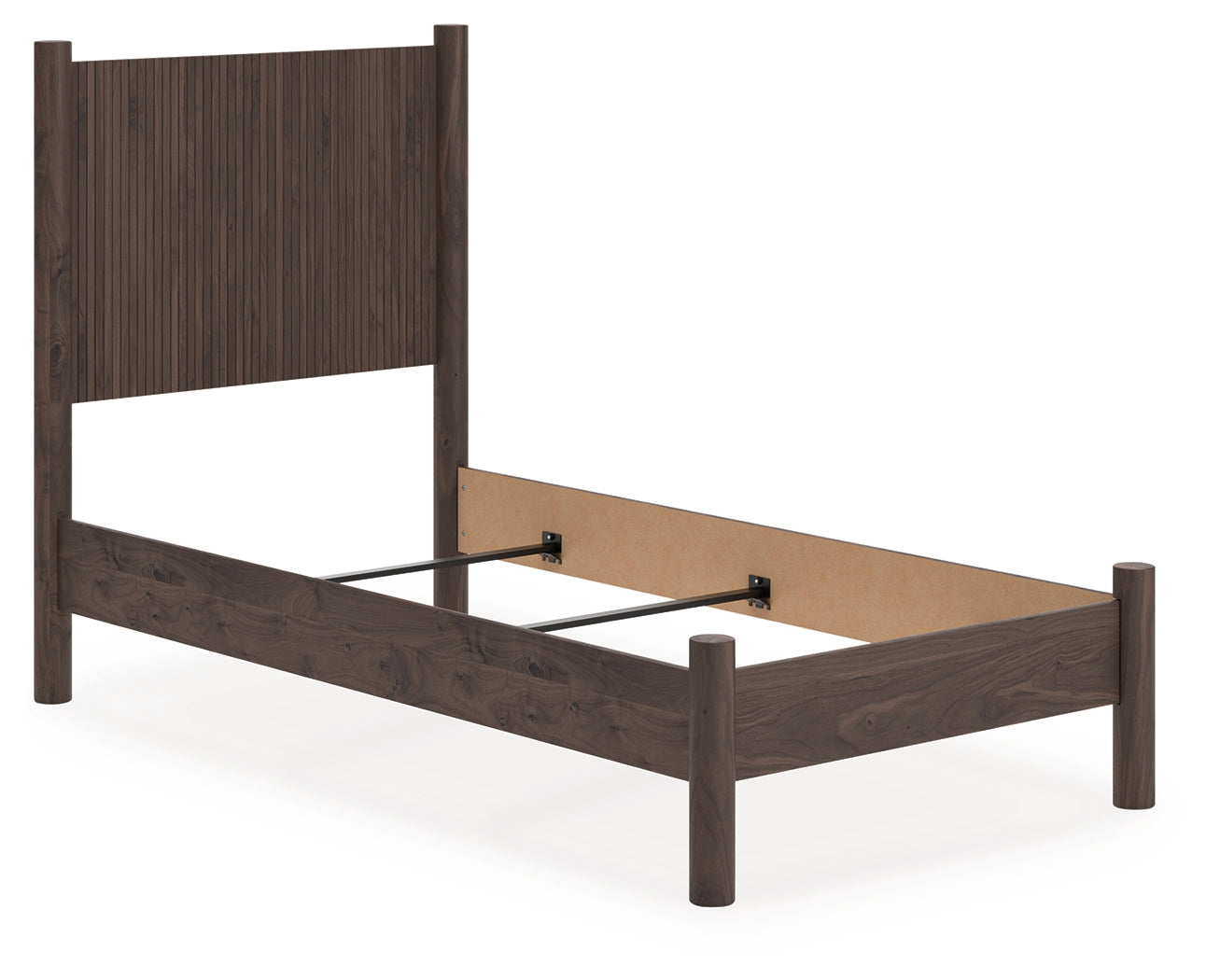 Myers Furniture Outlet - Ashley Furniture - Pamytta Bedroom - Twin Panel Bed / Brown - PCB2614B14