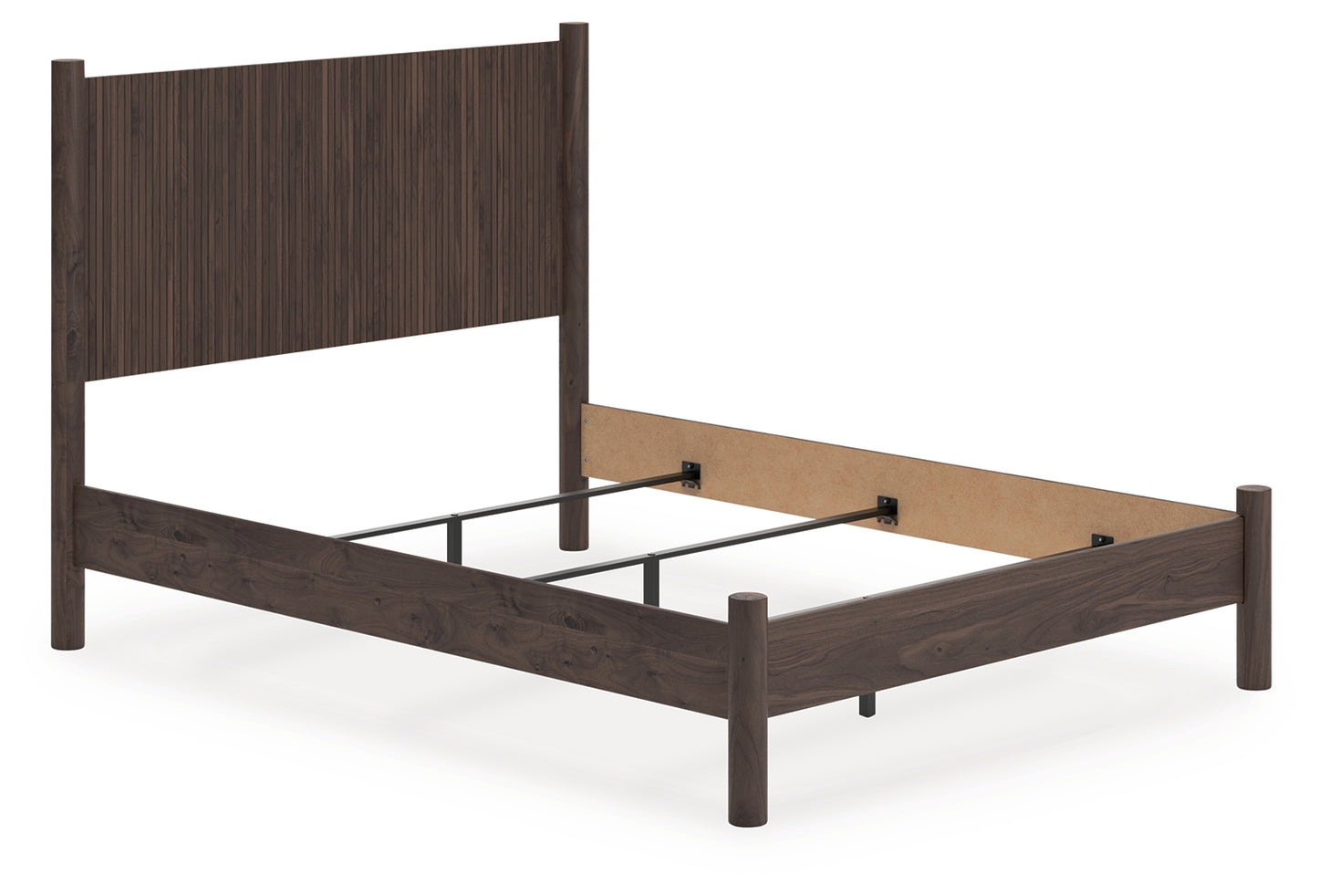 Myers Furniture Outlet - Ashley Furniture - Pamytta Bedroom - Queen Panel Bed / Brown - PCB2614B18