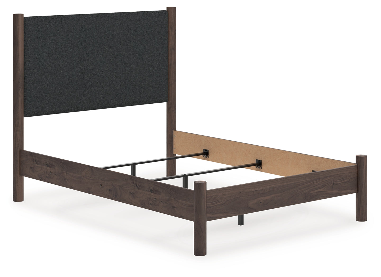 Myers Furniture Outlet - Ashley Furniture - Pamytta Bedroom - Full Upholstered Panel Bed / Brown - PCB2614B22