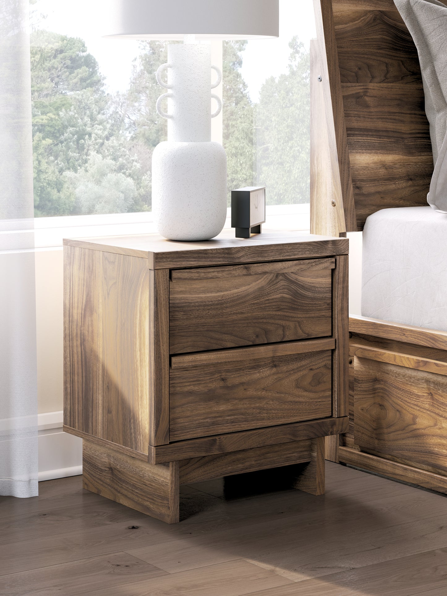 Myers Furniture Outlet - Ashley Furniture - Chirason Bedroom - Two Drawer Night Stand / Brown - PCB3367-92