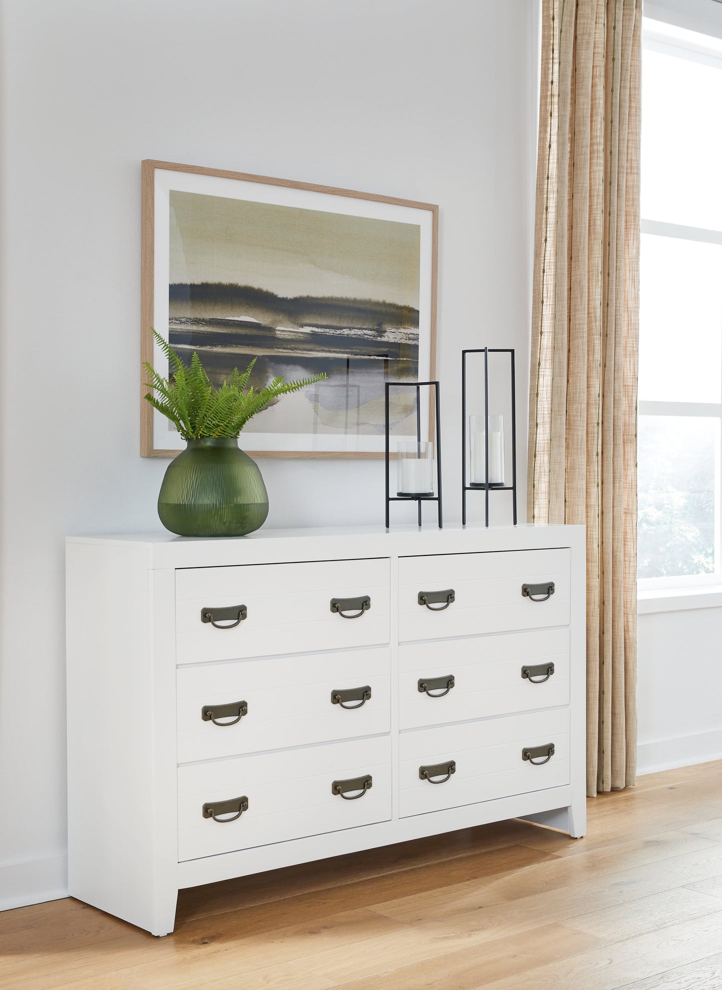 Myers Furniture Outlet - Ashley Furniture - Binterglen Bedroom - Dresser / White - B427-31