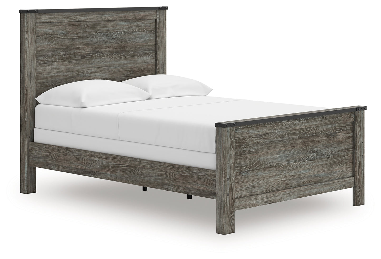 Myers Furniture Outlet - Ashley Furniture - Frandern Bedroom - Full Panel Bed / Black/Gray - B4480B19