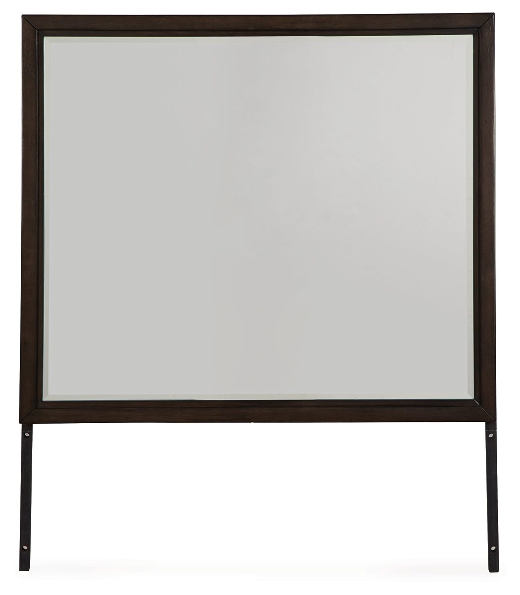 Myers Furniture Outlet - Ashley Furniture - Neymorton Bedroom - Bedroom Mirror / Dark Grayish Brown - B618-36