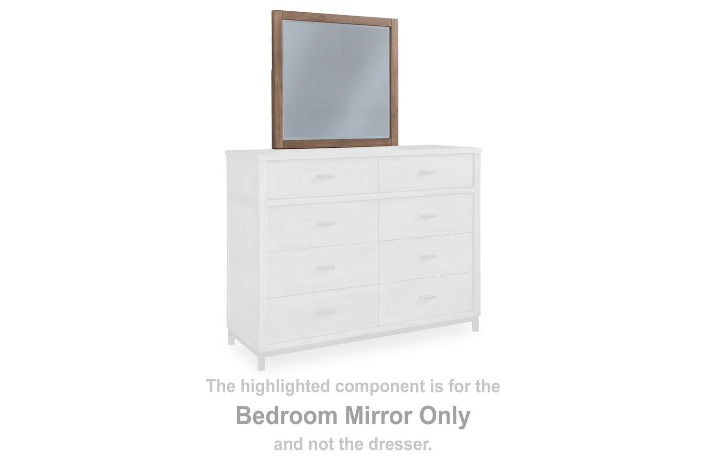 Myers Furniture Outlet - Ashley Furniture - Tomtyn Bedroom - Bedroom Mirror / Light Brown - B622-36