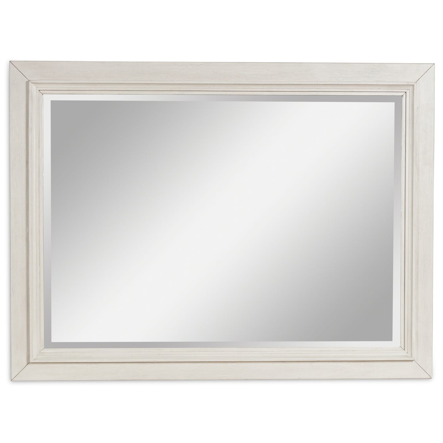 Myers Furniture Outlet - Ashley Furniture - Shaybrock Bedroom - Bedroom Mirror / Antique White/Brown - B683-36