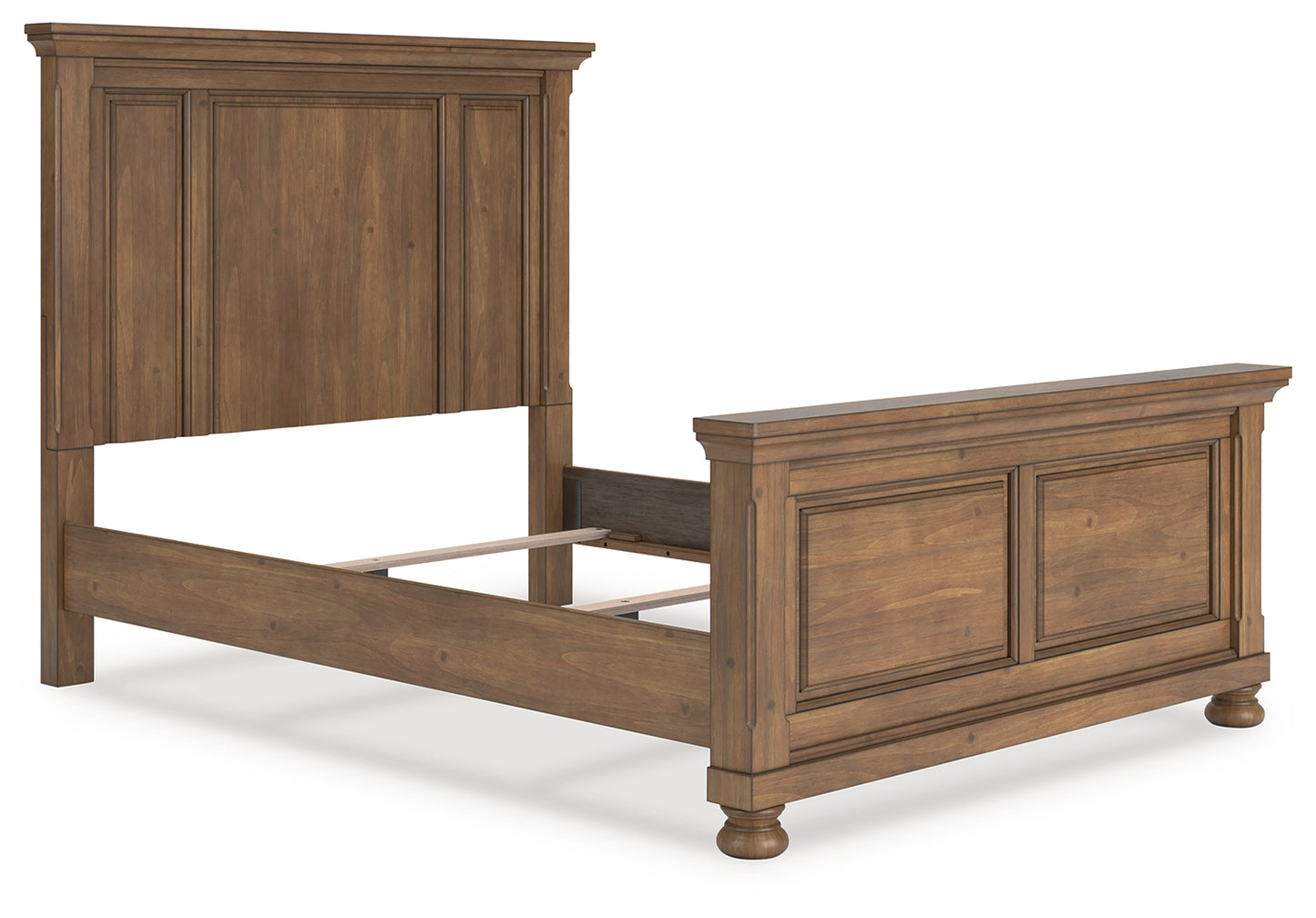 Myers Furniture Outlet - Ashley Furniture - Feddinger Bedroom - Queen Panel Bed / Medium Brown - PCB779B2