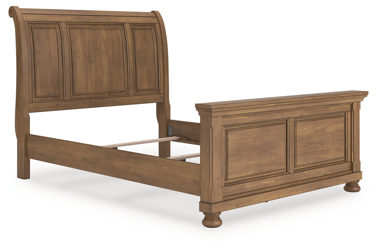 Myers Furniture Outlet - Ashley Furniture - Feddinger Bedroom - Queen Sleigh Bed / Medium Brown - PCB779B14