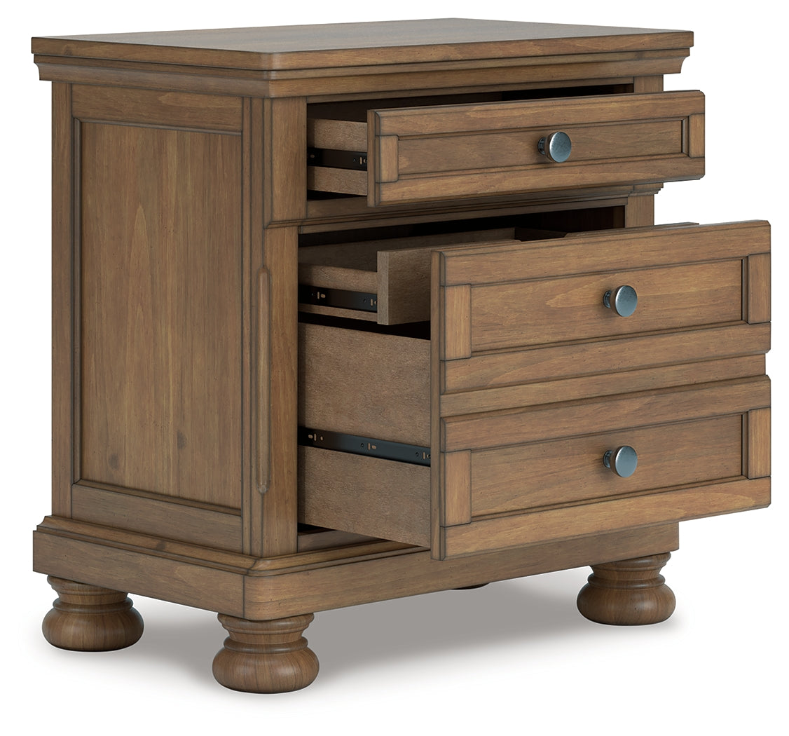 Myers Furniture Outlet - Ashley Furniture - Feddinger Bedroom - Two Drawer Night Stand / Medium Brown - PCB779-92