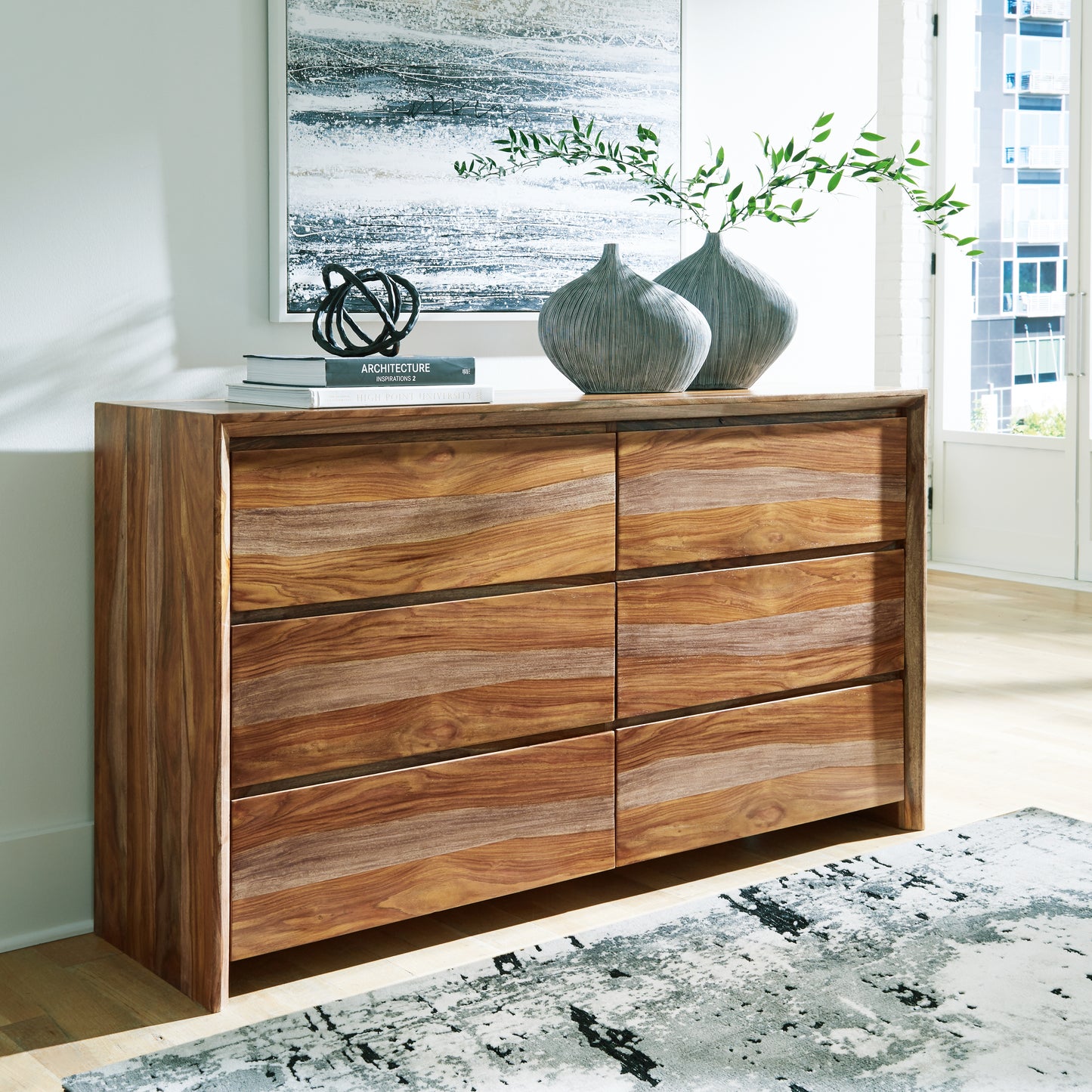 Myers Furniture Outlet - Ashley Furniture - Dressonni Bedroom - Dresser / Brown - B790-31