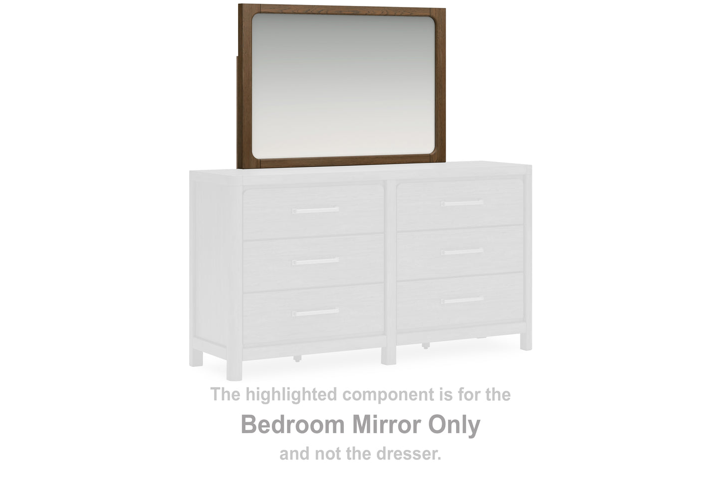 Myers Furniture Outlet - Ashley Furniture - Cabalynn Bedroom - Bedroom Mirror / Light Brown - B974-36