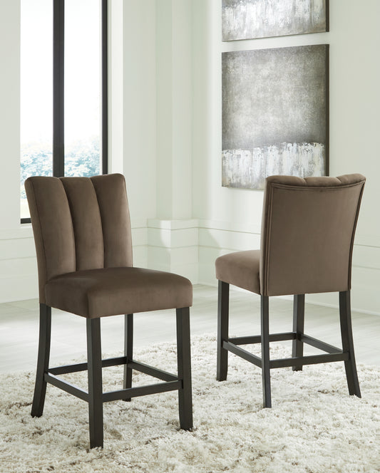 Myers Furniture Outlet - Ashley Furniture - Jeshina Counter Height Barstool (Set of 2) - Counter Height Barstool (Set of 2) / Mocha - PCD581-124X2