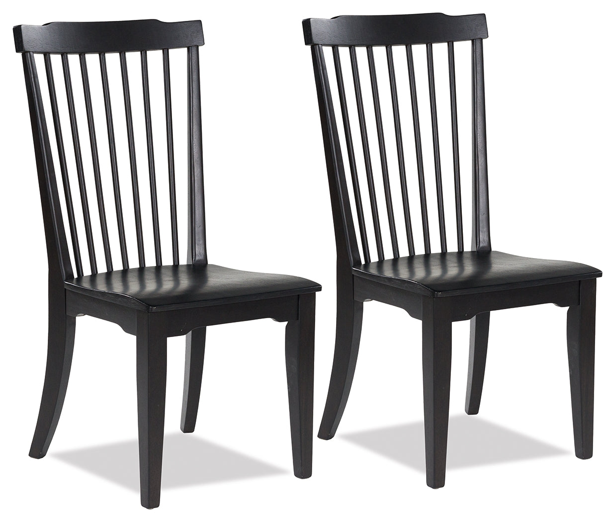 Myers Furniture Outlet - Ashley Furniture - Brenkerton Dining Chair (Set of 2) - Dining Chair (Set of 2) / Black - PCD591-01X2