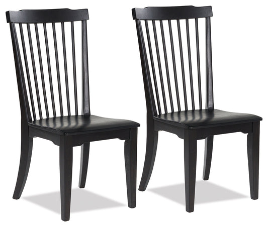 Myers Furniture Outlet - Ashley Furniture - Brenkerton Dining Chair (Set of 2) - Dining Chair (Set of 2) / Black - PCD591-01X2