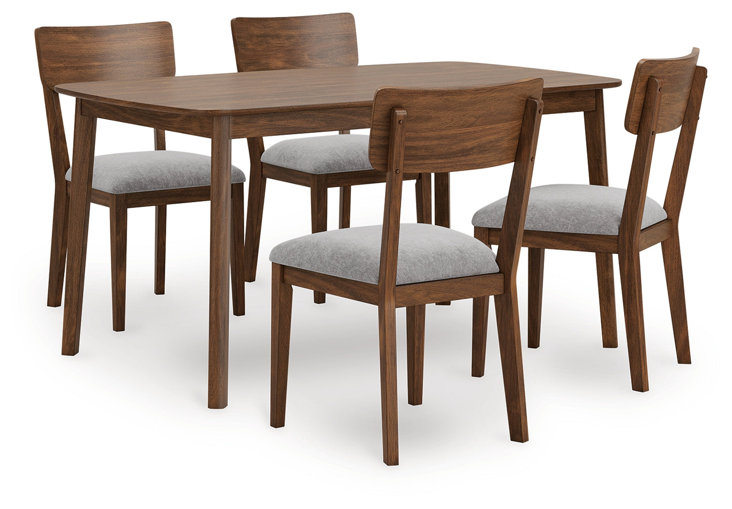 Myers Furniture Outlet - Ashley Furniture - Tameride Dining Table and 4 Chairs (Set of 5) - Dining Room Table Set (5/CN) / Brown - PCD609-225